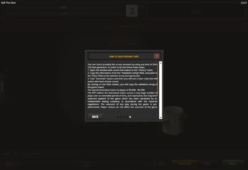 Mẹo chơi Roll The Dice Evoplay thắng lớn